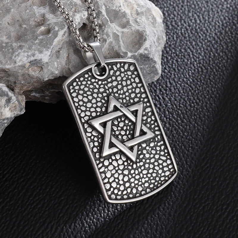 Ancient Israel - Hexagram Stainless Steel - Bricks Masons