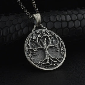 Ancient Israel Pendant - Tree Of Life World Tree - Bricks Masons