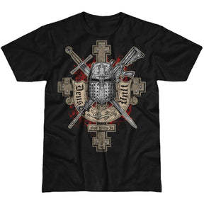 Knights Templar Commandery T-shirt - Deus-Vult (God Wills It)