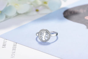 Ancient Israel Ring - 925 Sterling Silver Resizable - Bricks Masons