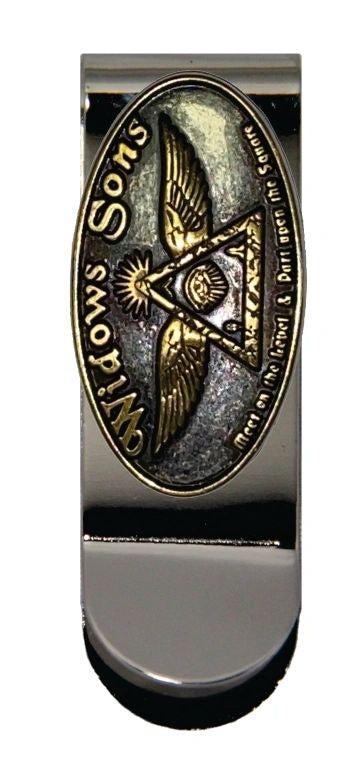 Widows Sons Money Clip - Chrome Metal