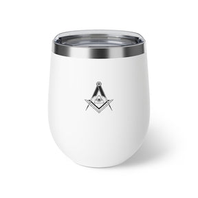 Master Mason Blue Lodge Vacuum Cup - Square & Compass All Seeing Eye