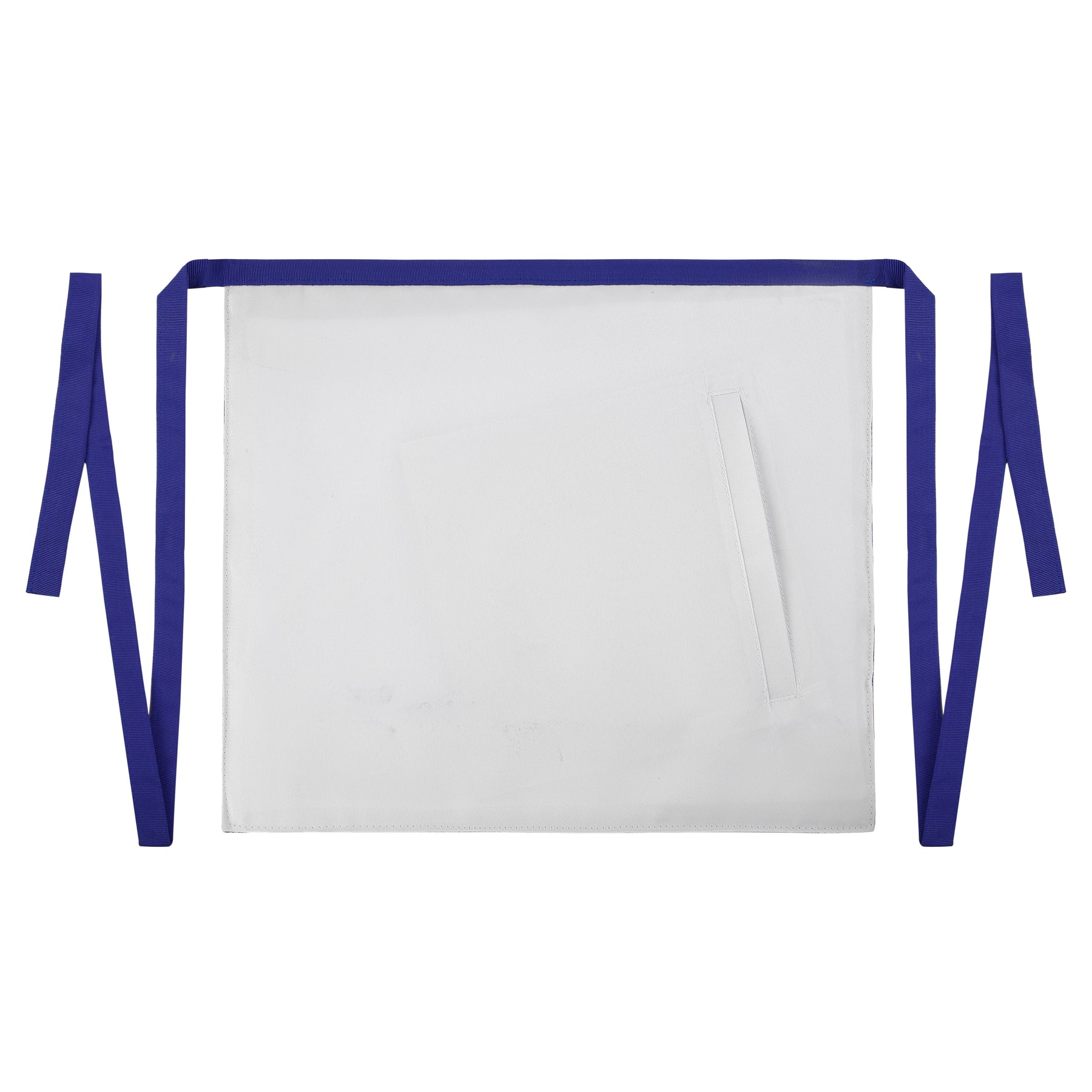 Blue Lodge Apron - OTO White & Blue with Different Materials - Bricks Masons