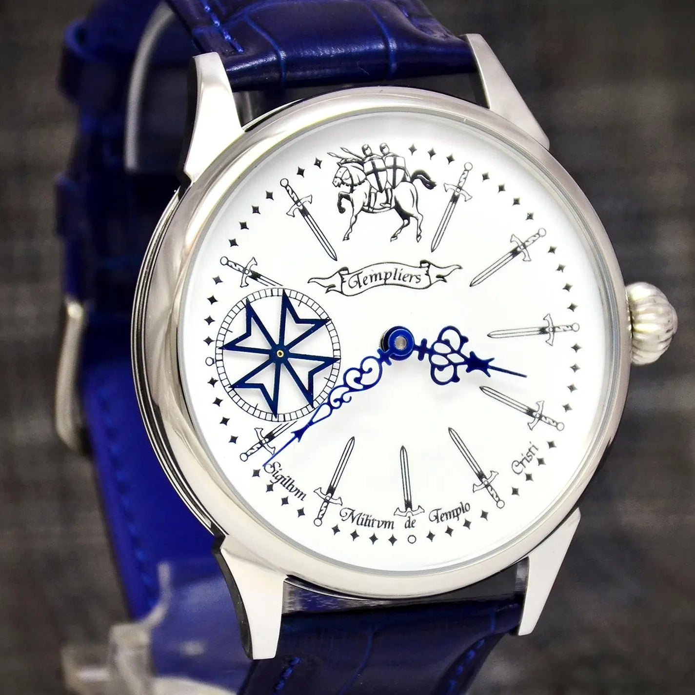 Master Mason Blue Lodge Wristwatch - Templiers - Bricks Masons