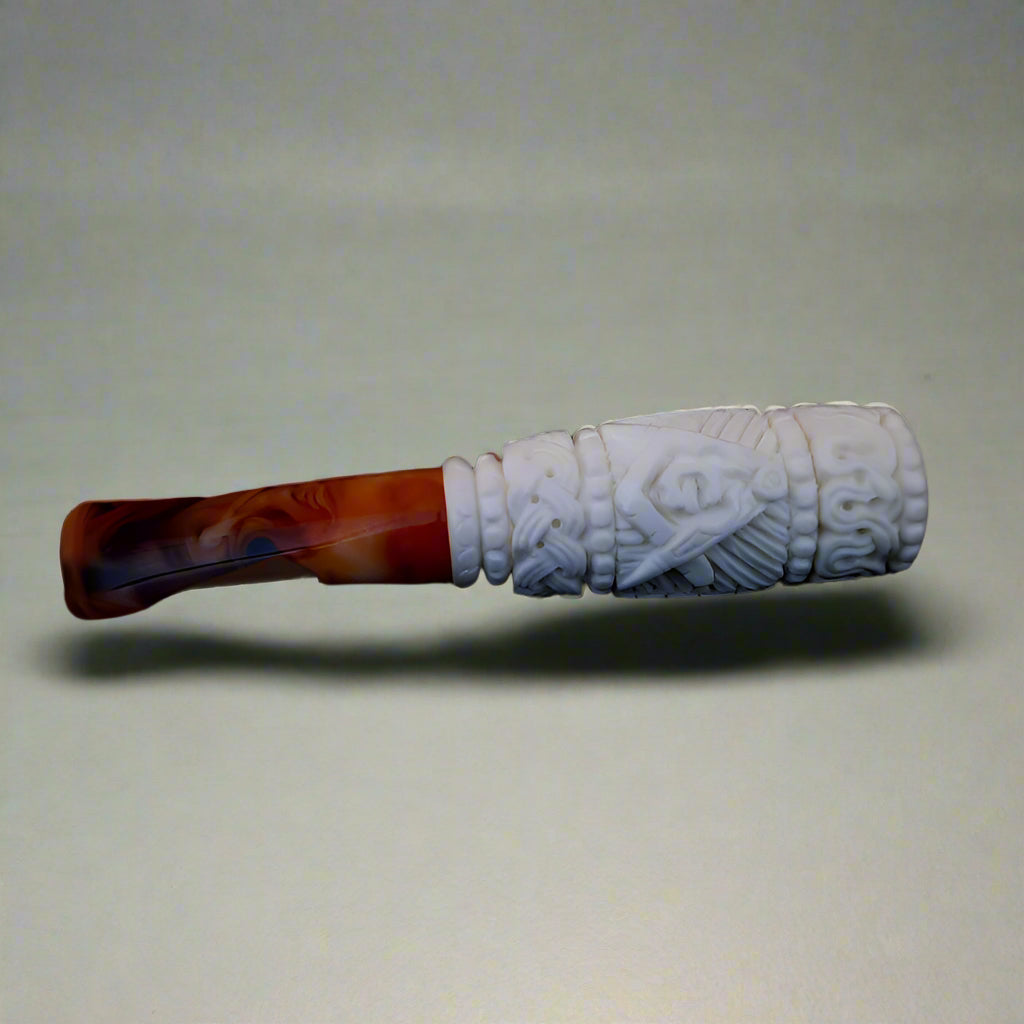 Master Mason Blue Lodge Cigarette Holder - Square & Compass G Emblem - Bricks Masons