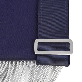 Junior Warden Blue Lodge Officer Apron - Dark Blue With Silver Hand Embroidery Bullion - Bricks Masons