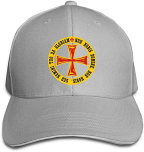 Knights Templar Baseball Cap - (Non nobis Domine, Non nobis) - Bricks Masons