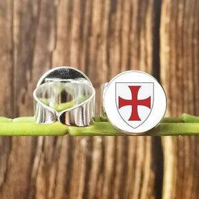 Knights Templar Ring - Vintage with Red Cross Crusader (Multiple variants) - Bricks Masons