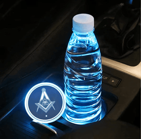 Master Mason Blue Lodge Cup Holder - Various LED Colors - Bricks Masons