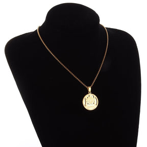 Master Mason Pendant - Stainless Steel With Pillars - Bricks Masons