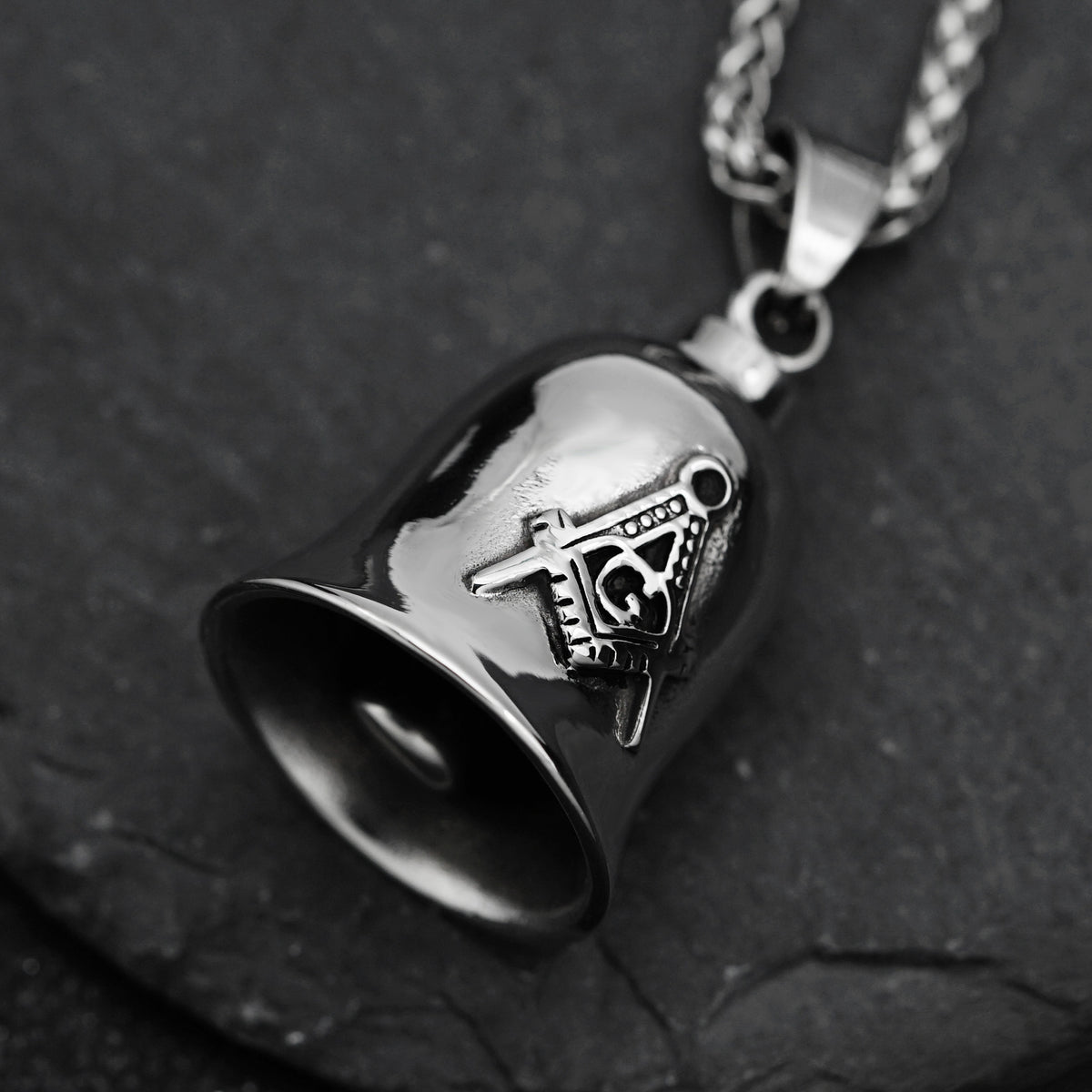 Master Mason Blue Lodge Pendant - Square & Compass G Bell - Bricks Masons