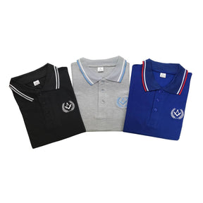 Master Mason Blue Lodge Polo Shirt - Black, Grey, Blue - Bricks Masons