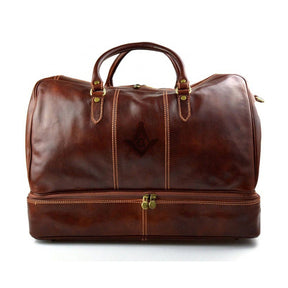 Master Mason Blue Lodge Travel Bag - Light Brown - Bricks Masons