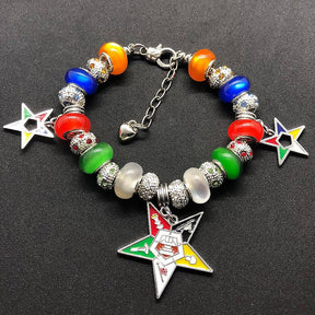 OES Bracelet - Enamel Handmade - Bricks Masons