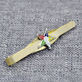 OES Tie Bar - Golden - Bricks Masons