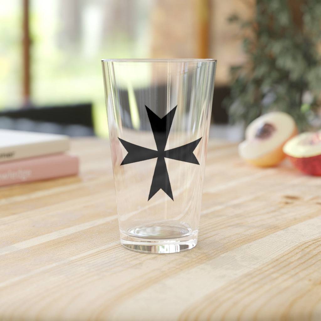Order Of Malta Pint Glass - 16oz - Bricks Masons