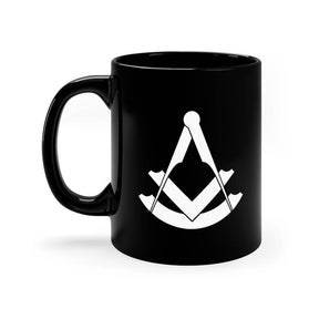 Past Master Blue Lodge Mug - 11oz Black - Bricks Masons