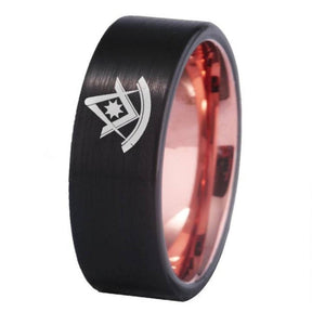Past Master Blue Lodge Ring - Black - Bricks Masons