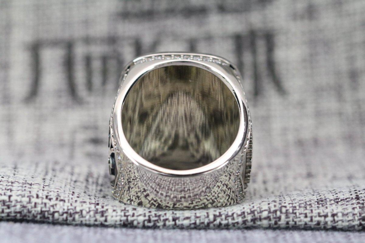 Master Mason Blue Lodge Ring - Prince Hall Gold Face With Rhinestones - Bricks Masons