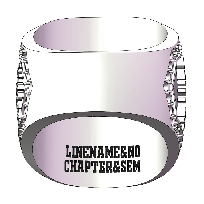 Master Mason Blue Lodge Ring - Prince Hall Gold Face With Rhinestones - Bricks Masons