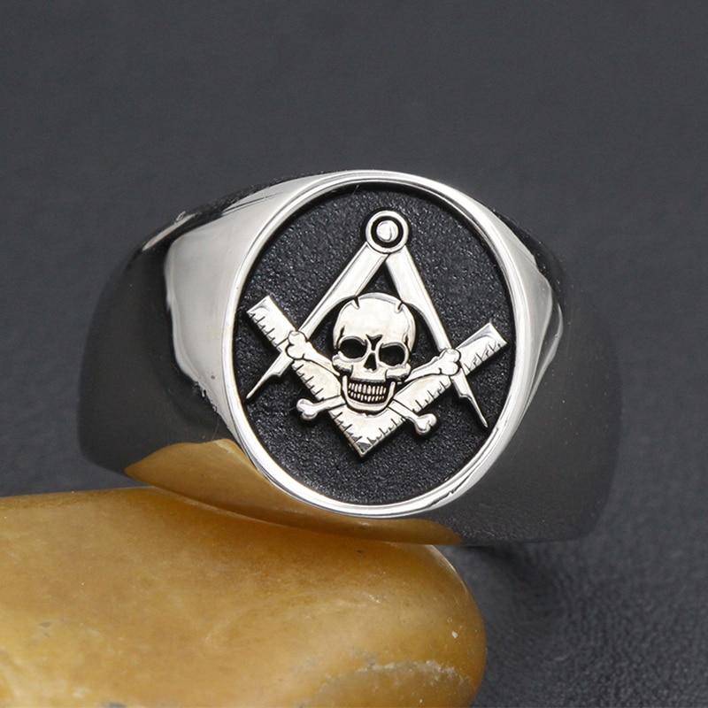 Widows Sons Ring - Skull and Bones 925 Sterling Silver