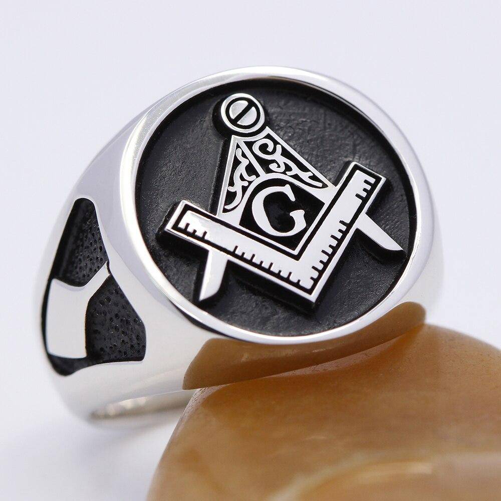 Apprentice Blue Lodge Ring - Entered Sterling Silver