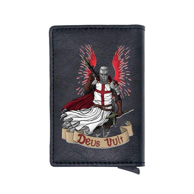 Knights Templar Commandery Wallet - Crusader Cross Deus & Credit Card Holder