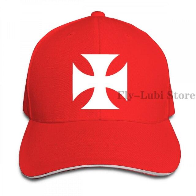 Knights Templar Commandery Baseball Cap - Cross adjustable Baseball Adjustable Cap