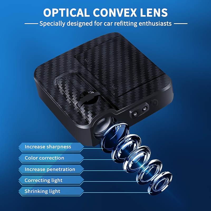 Shriners Car Door Light Projector - Customizable Wireless LED - Bricks Masons