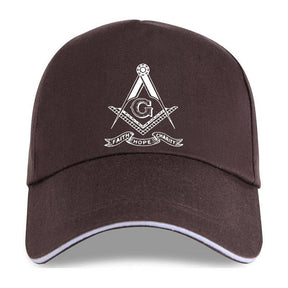 Master Mason Blue Lodge Baseball Cap - FAITH HOPE CHARITY (Multiple Colors)