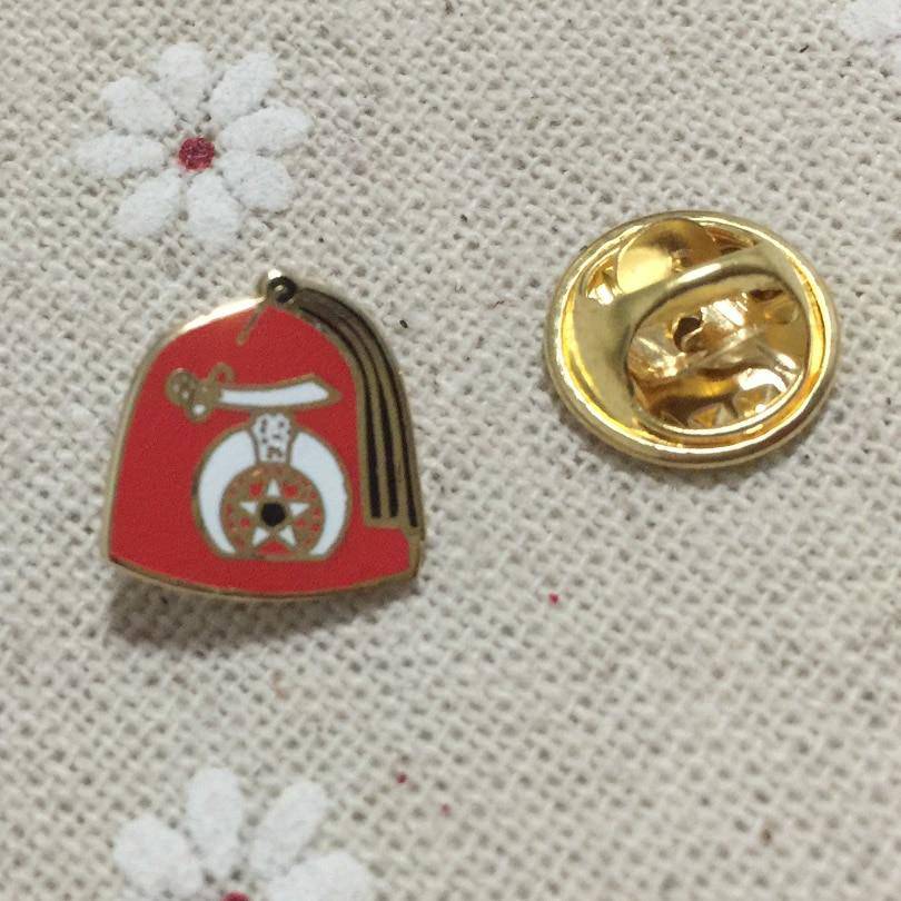 Shriners Lapel Pin - 2pcs Fez Hat