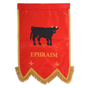 Royal Arch Chapter Banner - Printed With Gold Braid & Fringe (Set of Four) - Bricks Masons