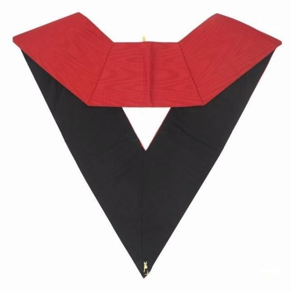 Senior Warden 18th Degree Scottish Rite Collar - Red Moire