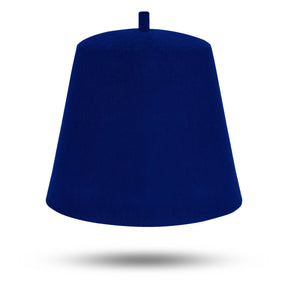 Masonic Plain Fez Hat - Blue Wool With Various Tassel Colors - Bricks Masons