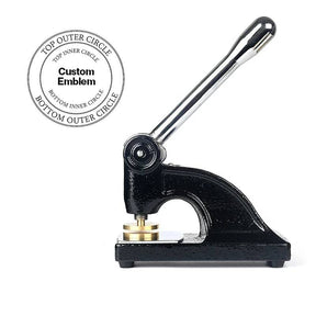 St. Thomas of Acon Seal Press - Long Reach Black Color With Customizable Stamp - Bricks Masons