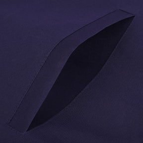 Tyler Blue Lodge Officer Apron - Kenton Lodge Navy Velvet With Silver Embroidery Thread - Bricks Masons