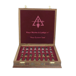 Council Chess Set - Hand Workmanship Patterns - Bricks Masons