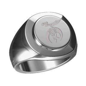 Shriners Ring - Sterling Silver - Bricks Masons