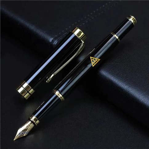 Royal Arch Chapter Pen - Black & Gold - Bricks Masons