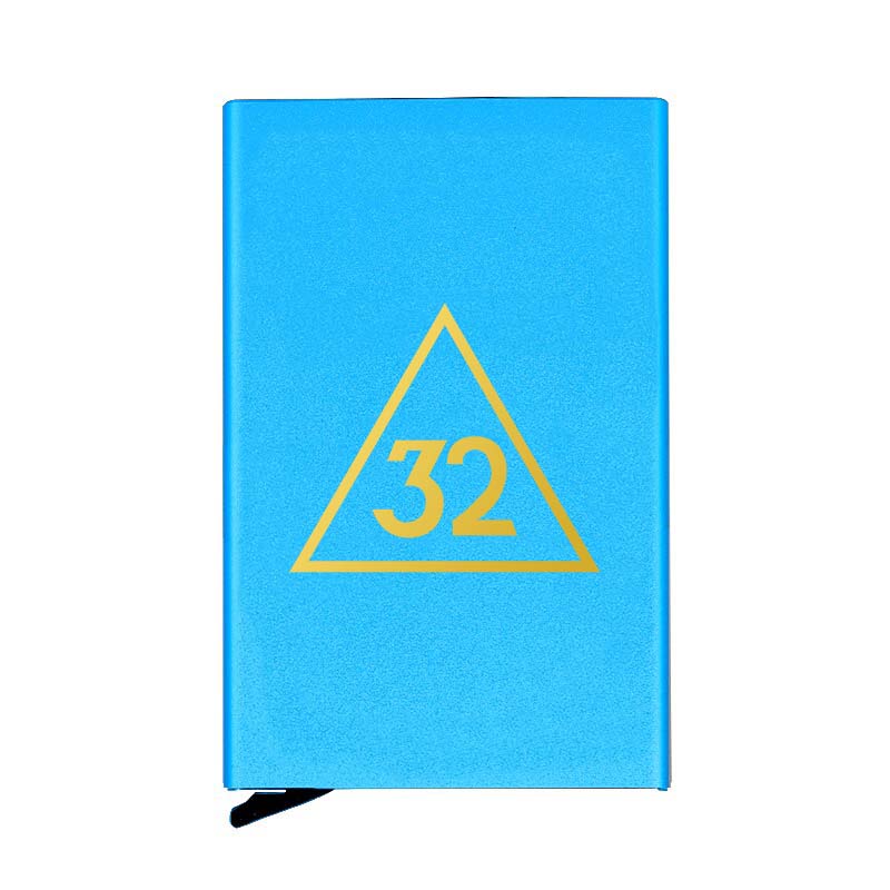 32nd Degree Scottish Rite Credit Card Holder - Various Colors - Bricks Masons