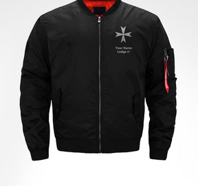 Order Of Malta Commandery Jacket - Various Colors - Bricks Masons