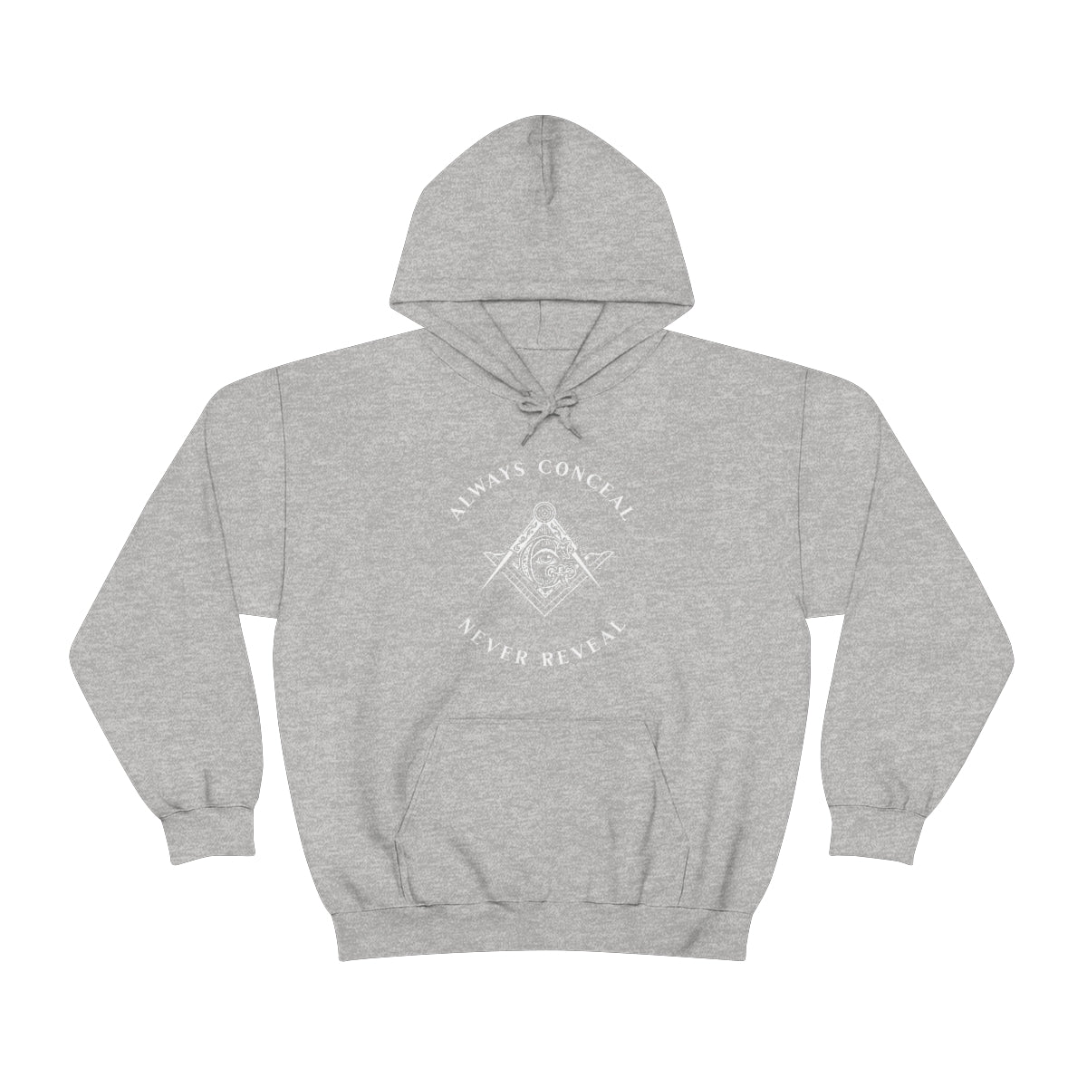 Master Mason Blue Lodge Hoodie - Always Conceal Never Reveal - Bricks Masons