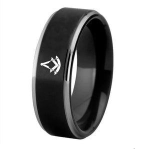 Past Master Blue Lodge Ring - High Quality Tungsten - Bricks Masons