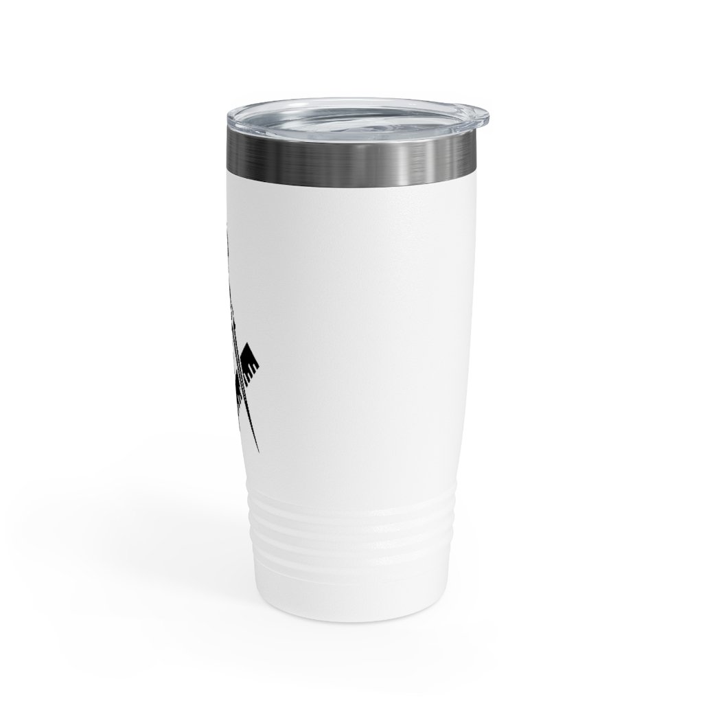 Master Mason Blue Lodge Ringneck Tumbler - Square & Compass G - Bricks Masons