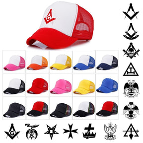 Custom LOGO Design Baseball Cap Mesh Adjustable Hat - Bricks Masons