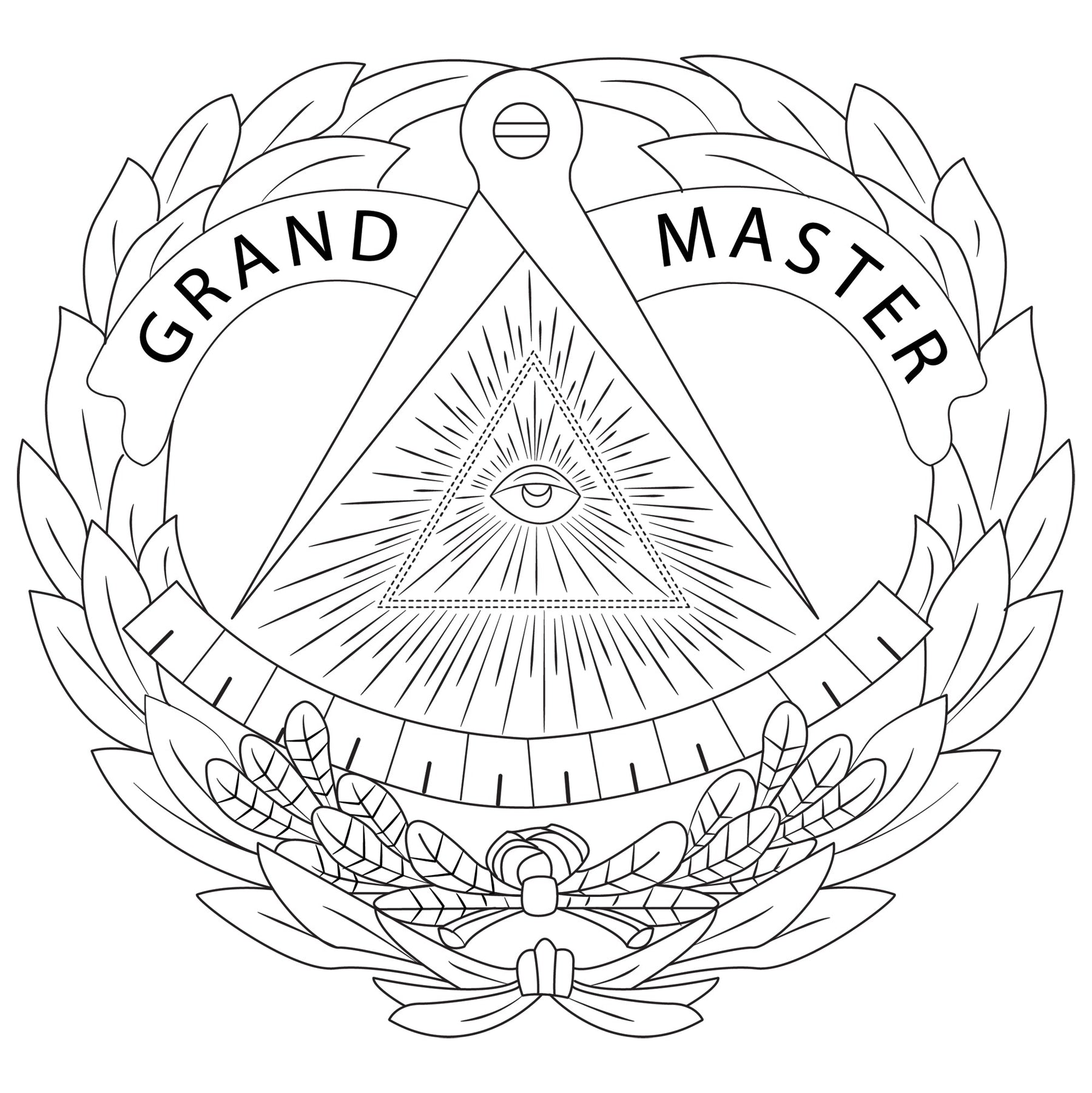 Grand Master Blue Lodge Clock - Vinyl Record - Bricks Masons