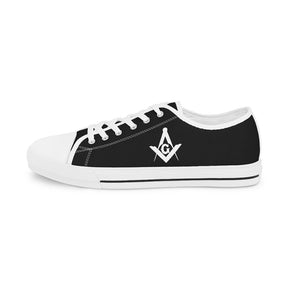 Master Mason Blue Lodge Sneaker - Low-Top Square & Compass G - Bricks Masons