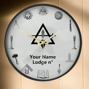 Council Clock - Frame with LED - Bricks Masons