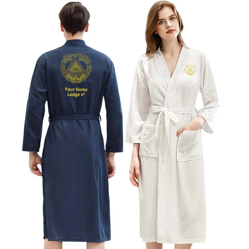 Grand Master Blue Lodge Bathrobe - Various Colors - Bricks Masons