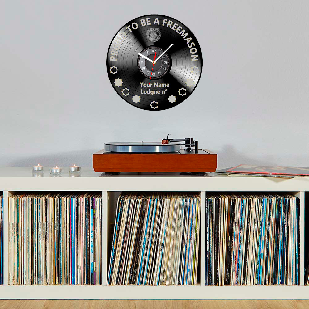 Grand Master Blue Lodge Clock - Vinyl Record - Bricks Masons